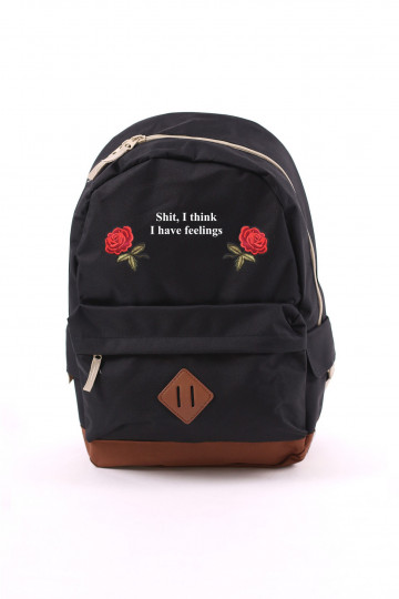 Backpack Retro Feelings Rose Patch  - 1