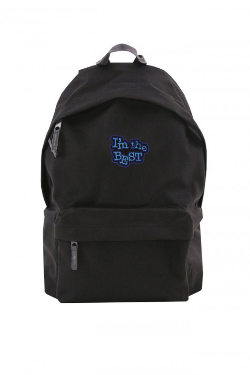 Black Backpack The Best Patch  - 1 Black Backpack The Best Patch  - 1