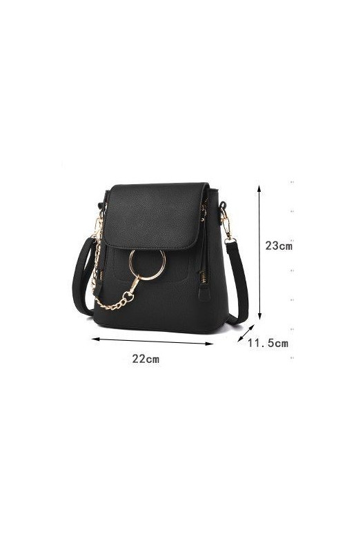 Black Backpack "Ring A Ding"  - 3 Black Backpack "Ring A Ding"  - 3