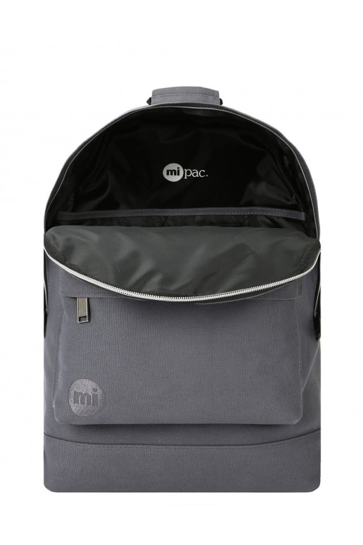 Mi-Pac Backpack Canvas Charcoal  - 2 Mi-Pac Backpack Canvas Charcoal  - 2