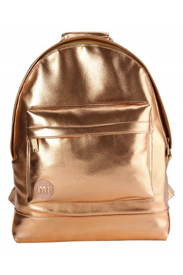 Mi-Pac Backpack Metallic Rose Gold  - 1 2