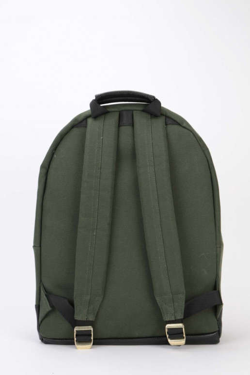 Mi-Pac backpack Canvas Tumbled Deep Green/Black  - 5 Mi-Pac backpack Canvas Tumbled Deep Green/Black  - 5