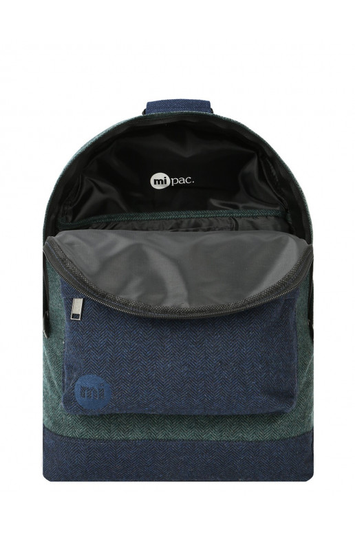 Mi-Pac kuprinė Herringbone Mix - Green/Navy  - 2 Mi-Pac kuprinė Herringbone Mix - Green/Navy  - 2