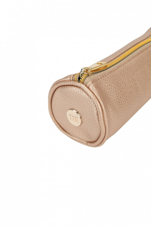 Mi-Pac Pencil Case Tumbled Metallic Blush  - 3 Mi-Pac Pencil Case Tumbled Metallic Blush  - 3