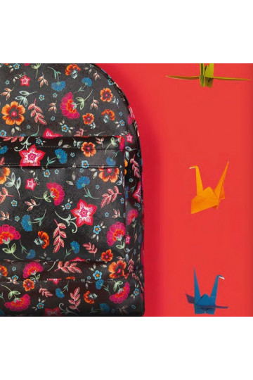 Mi-Pac backpack Folk Black  - 1 2