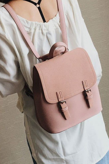 Rausvos   mini Backpack "Simplicity"  - 1 2