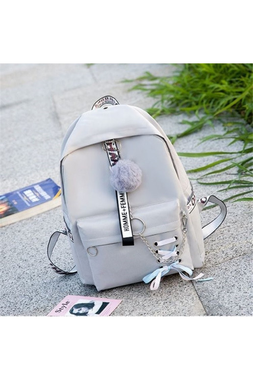 Pilka kuprinė Homme Femme  - 3