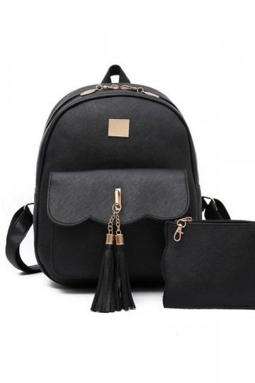 Black mini Backpack   - 1