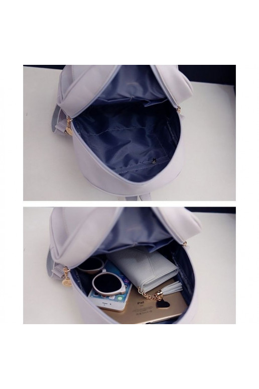 Juoda mini kuprinė su kutais  - 6