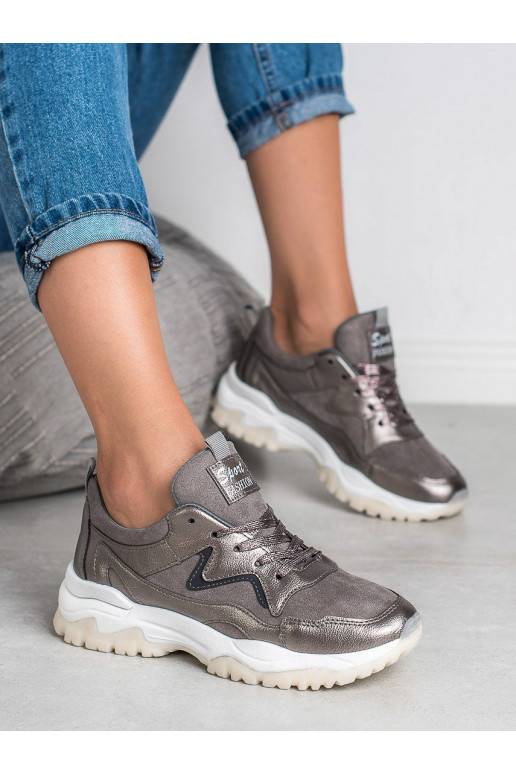 Grey Sport Shoes AX BOXING - 1