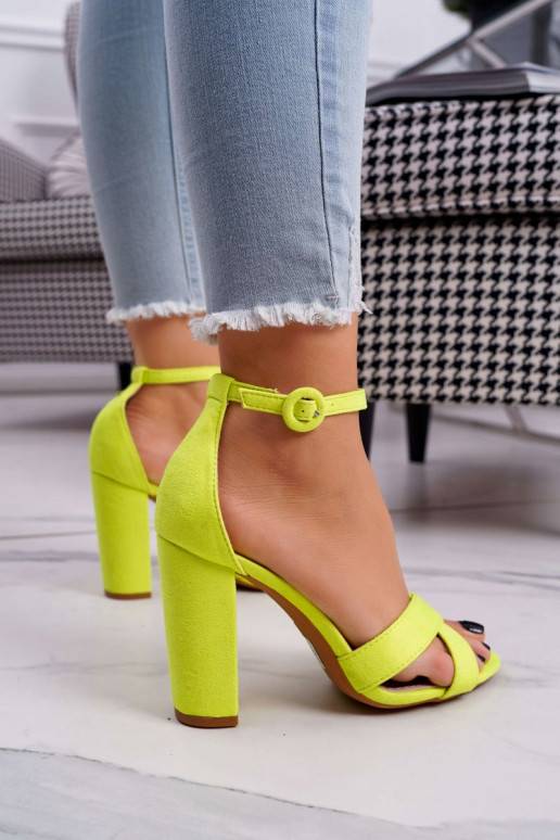 Women's sandals on high heel Fluo... Women's sandals on high heel Fluo...