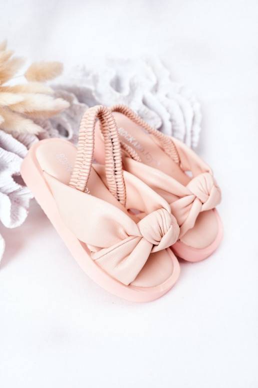 copy of Children's Sandals With Drawstring Pink Bubble Gum