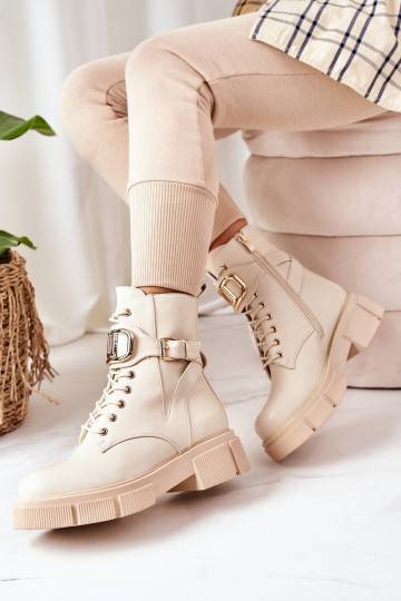 Insulated Boots With Golden...