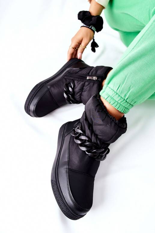 Women's Snow Boots Black Khariche Women's Snow Boots Black Khariche