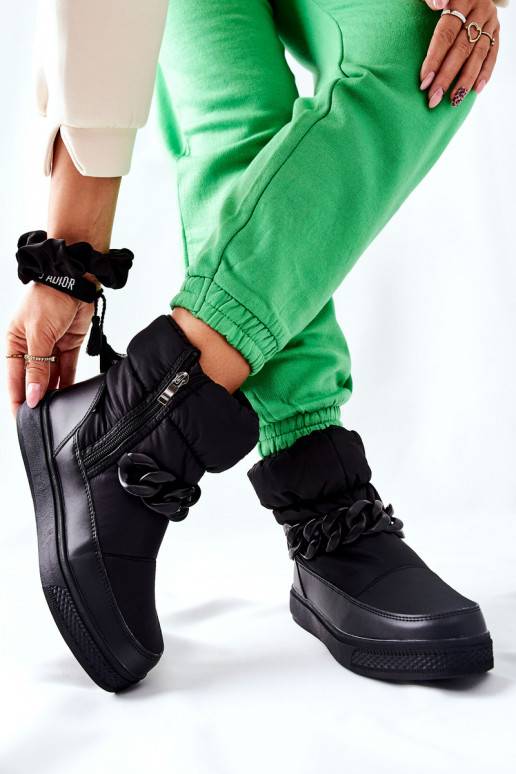 Women's Snow Boots Black Khariche Women's Snow Boots Black Khariche