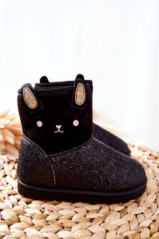 Children's Boots Warm Snowboots Black Coreris