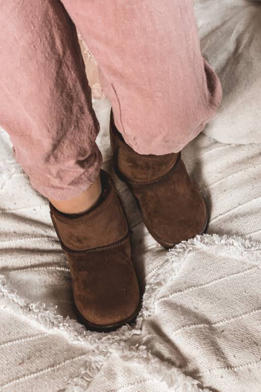 Šilti vaikiški žieminiai batai rudos... Šilti vaikiški žieminiai batai rudos...