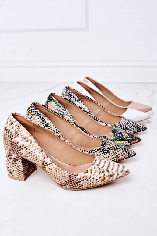 Satin Pumps Lewski Shoes 2801 Pink