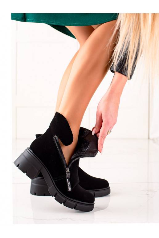 Juodos spalvos auliniai batai Juodos spalvos auliniai batai