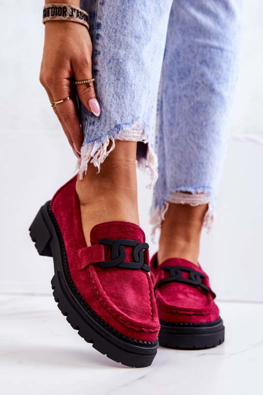 Zomšiniai mokasiani La.Fi rožinės...