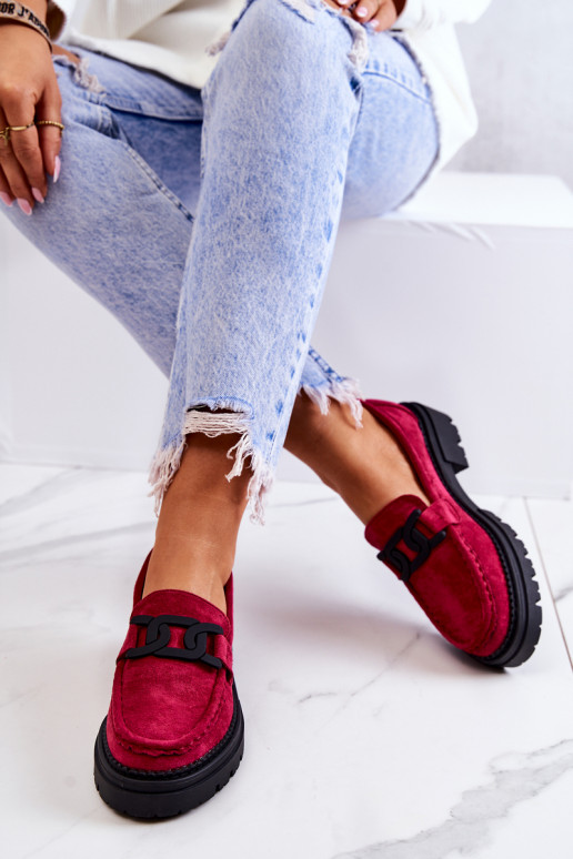 Zomšiniai mokasiani La.Fi rožinės...