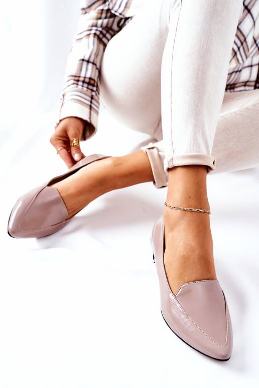 Loafers On Silver Heels Laura Messi 2013 Cappuccino