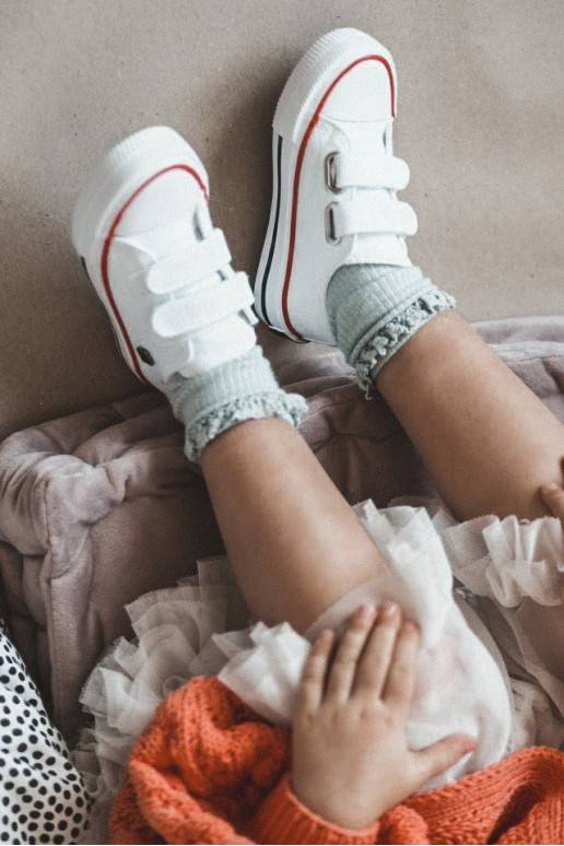 Children's Velcro Sneakers BIG STAR HH374199 White