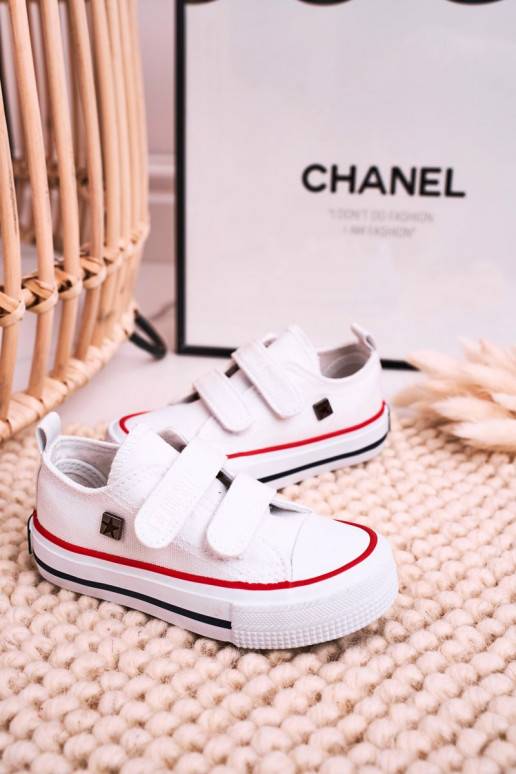 Children's Velcro Sneakers BIG STAR HH374199 White