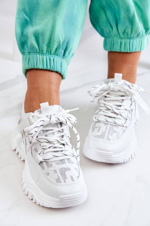 Sneakers On A Massive Sole White Your Style