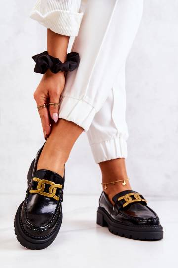 Laquered Loafers With... 2