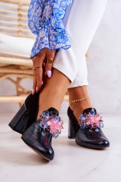 Suede snake skin pattern shoes Sofie Suede snake skin pattern shoes Sofie