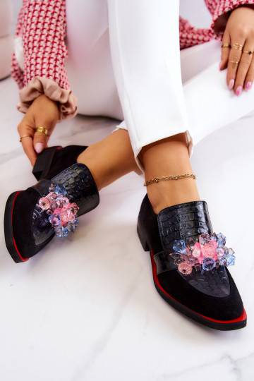 Suede Shoes With Decoration... 2