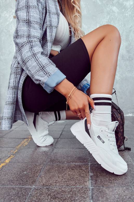 Fashionable Sneakers Big Star White Fashionable Sneakers Big Star White