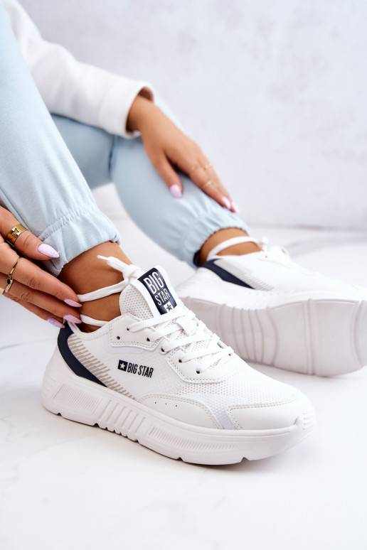 Fashionable Sneakers Big Star White Fashionable Sneakers Big Star White