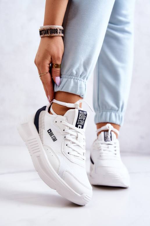 Fashionable Sneakers Big Star White Fashionable Sneakers Big Star White