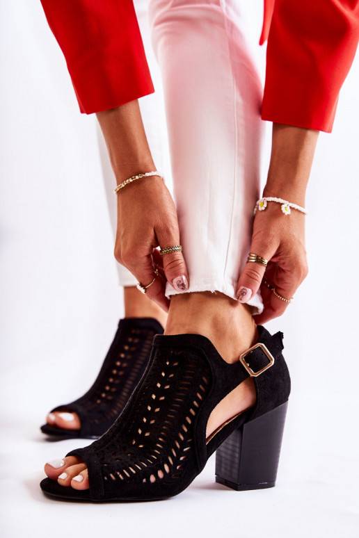 Women s Boots with cut suede spring Black Beyond Us
