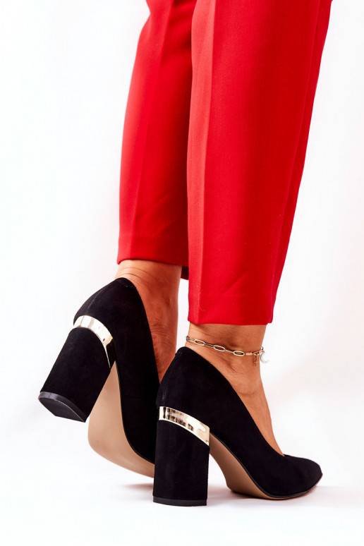 Suede pumps Lewski Black