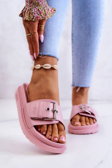 Classic model slippers with...