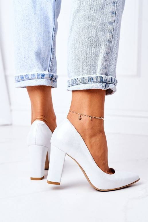 Satin pumps lewski Silver Satin pumps lewski Silver