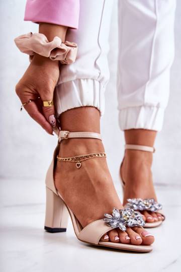 Leather Sandals On A Bar...