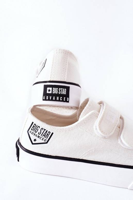 Children's Sneakers With Velcro Big Star White