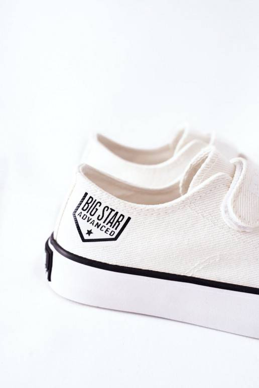 Children's Sneakers With Velcro Big Star White