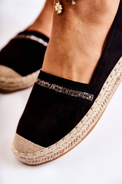 Classic Women's Slip-On Espadrilles Black Cersei