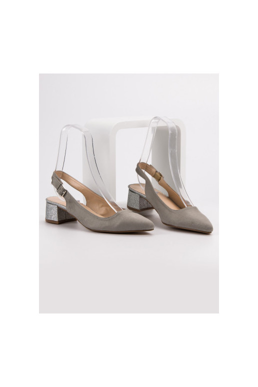 Shoes with shiny heels YL381G