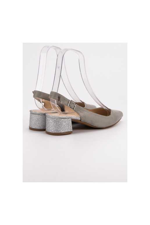 Shoes with shiny heels YL381G Shoes with shiny heels YL381G