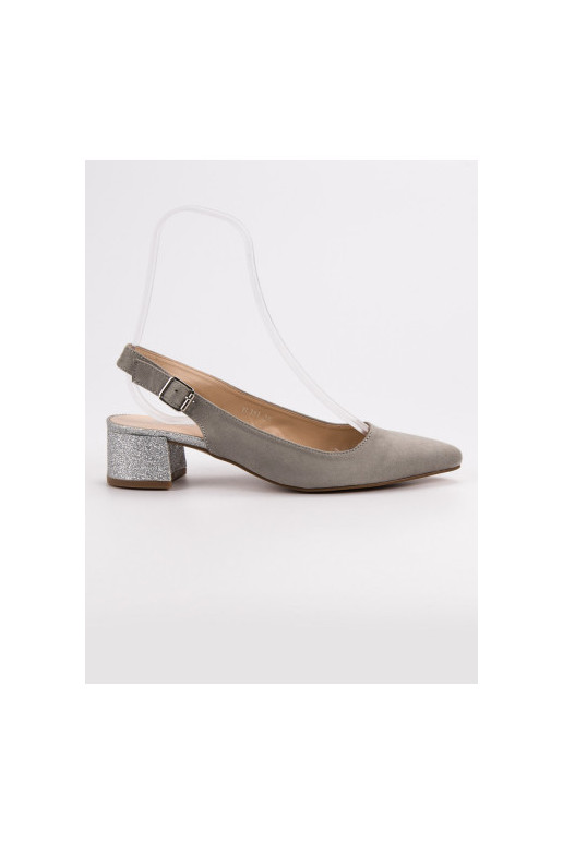 Shoes with shiny heels YL381G