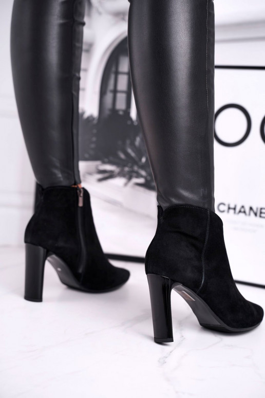 Women's Boots On High Heel Laura Messi Black