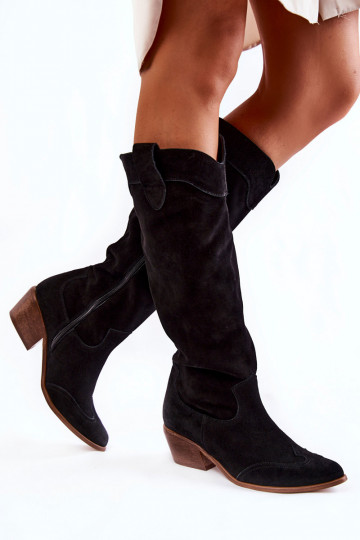 Women's High Heel Boots Lewski  Black