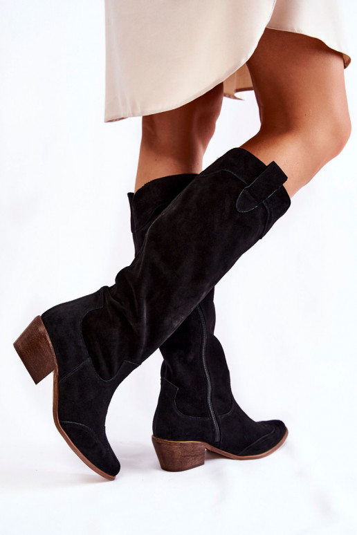 Women's High Heel Boots Lewski  Black