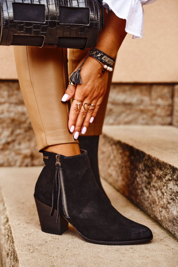 Women's Boots On Heel Suede... 2